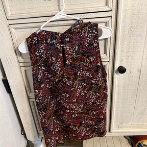LOFT Multicolor Floral Blouse